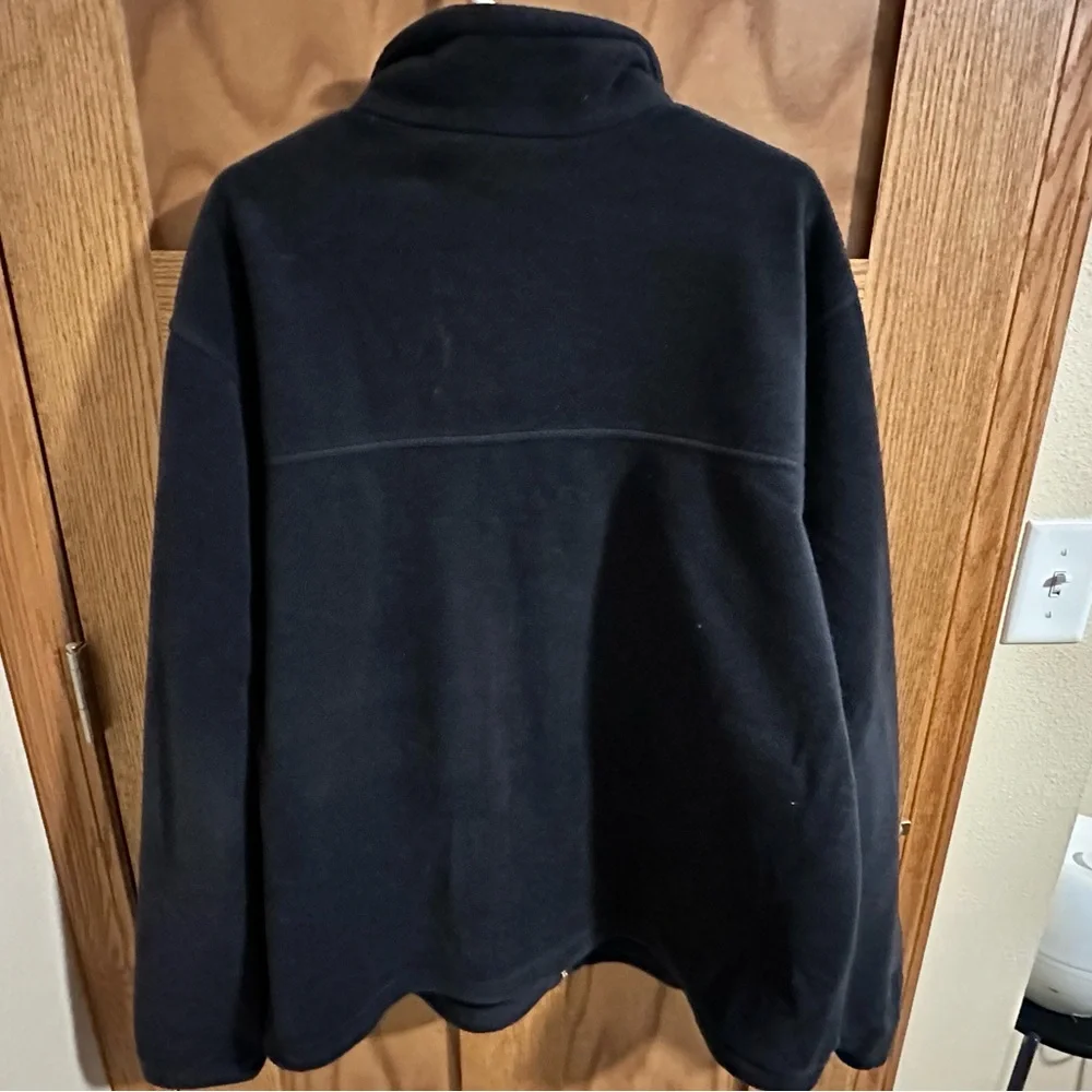 Columbia Men’s Black Fleece Jacket 2X - Picture 3 of 5